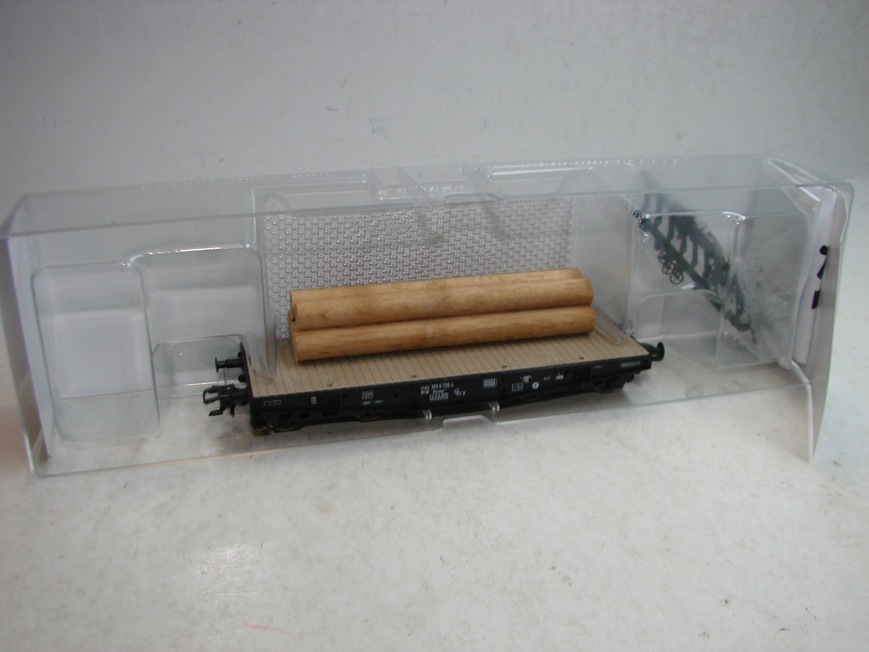 BU, Roco, 46380, 4 Achs, Schwerlastwagen, mit Holzladung, ovp