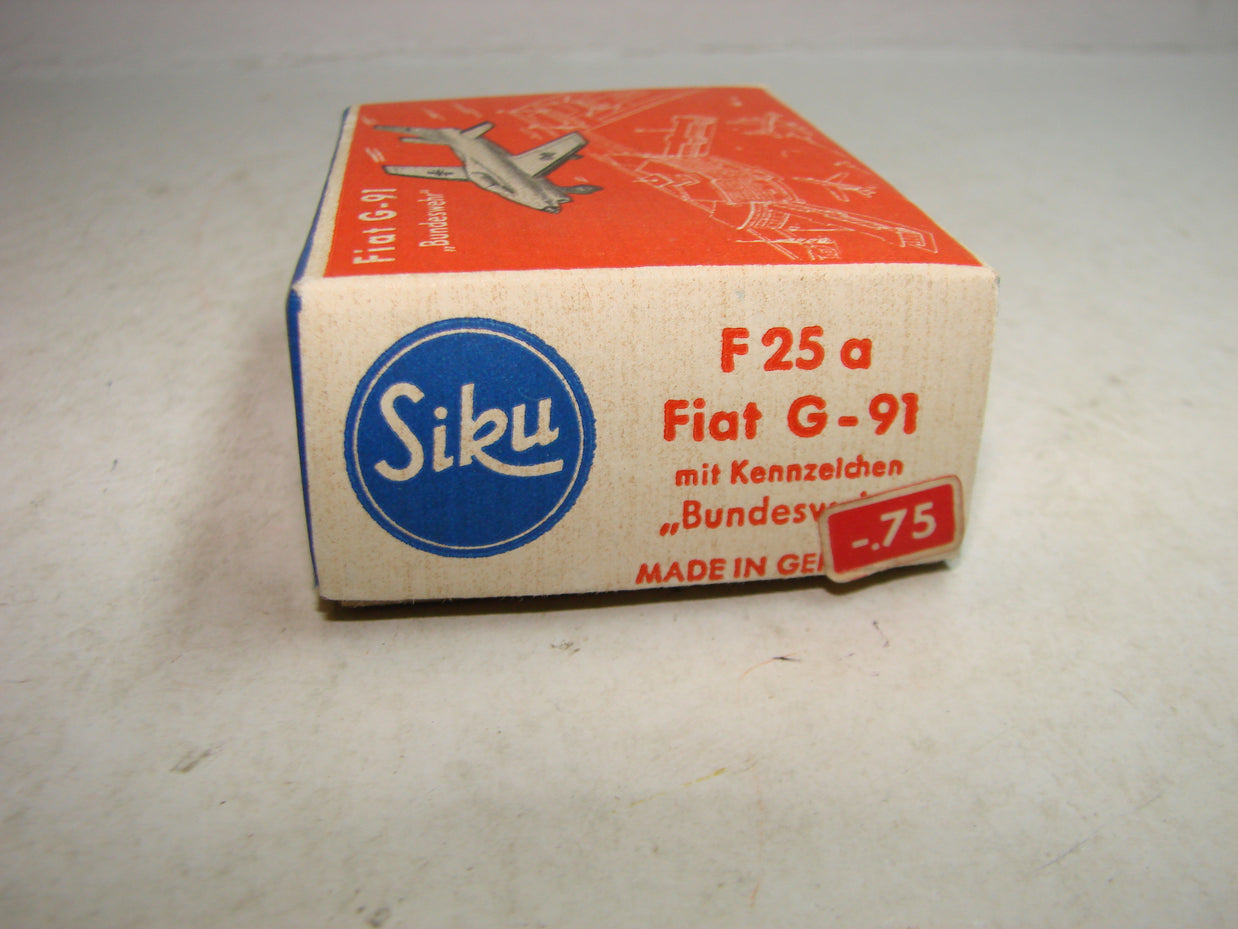 LB - Siku Plastik 1:250, F 25 a, Fiat G-91, "Bundeswehr" ,ovp, von 1954