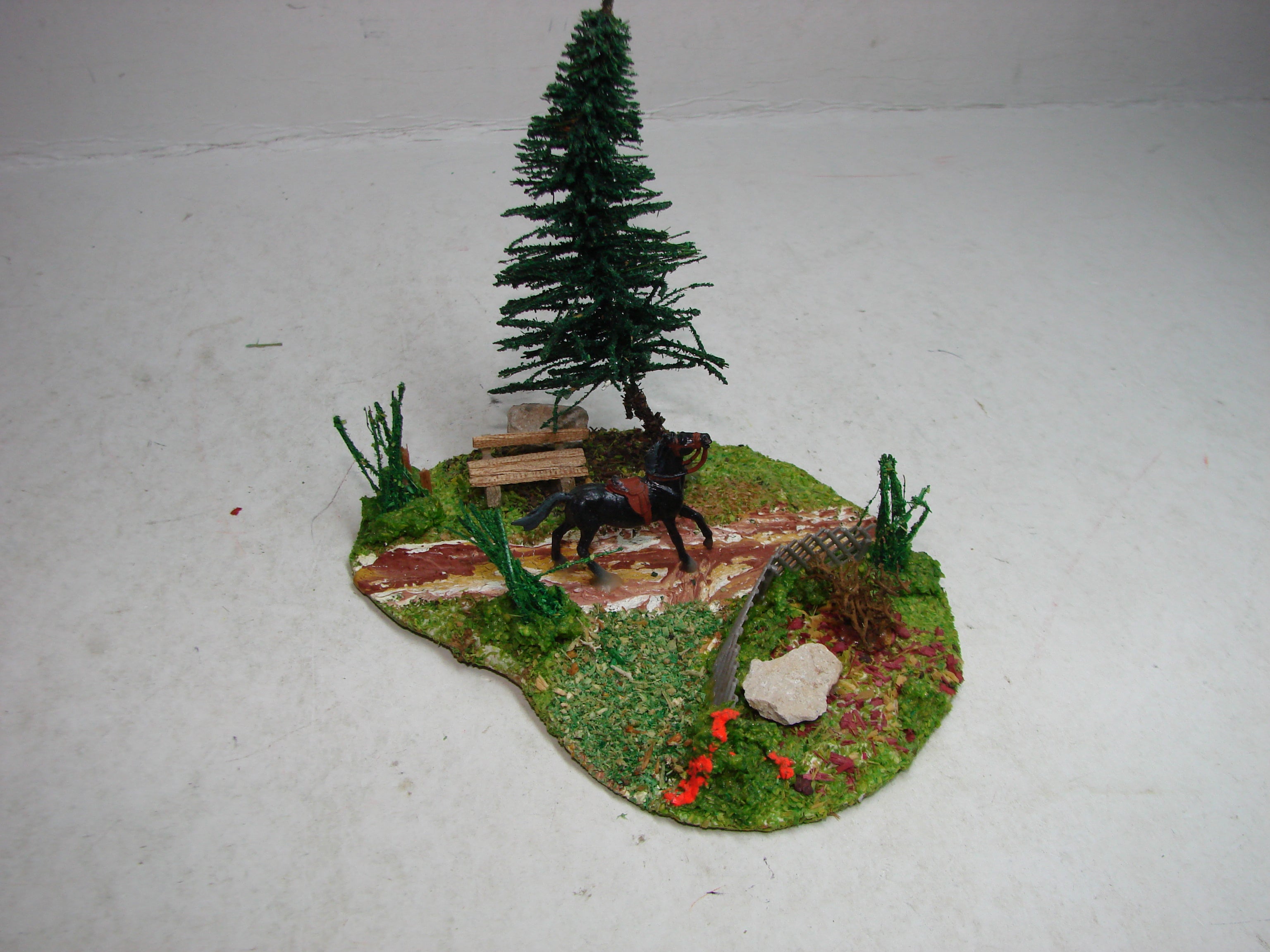 LB-Preiser, H0, NR. 804, kleines Diorama, 50iger Jahre, sehr guter Zustand
