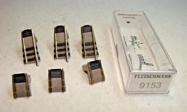 KL7,Fleischmann N,9153,Ergänzung-Set,PROFI-Gleis-Drehscheibe 9152,ovp,unbenutzt