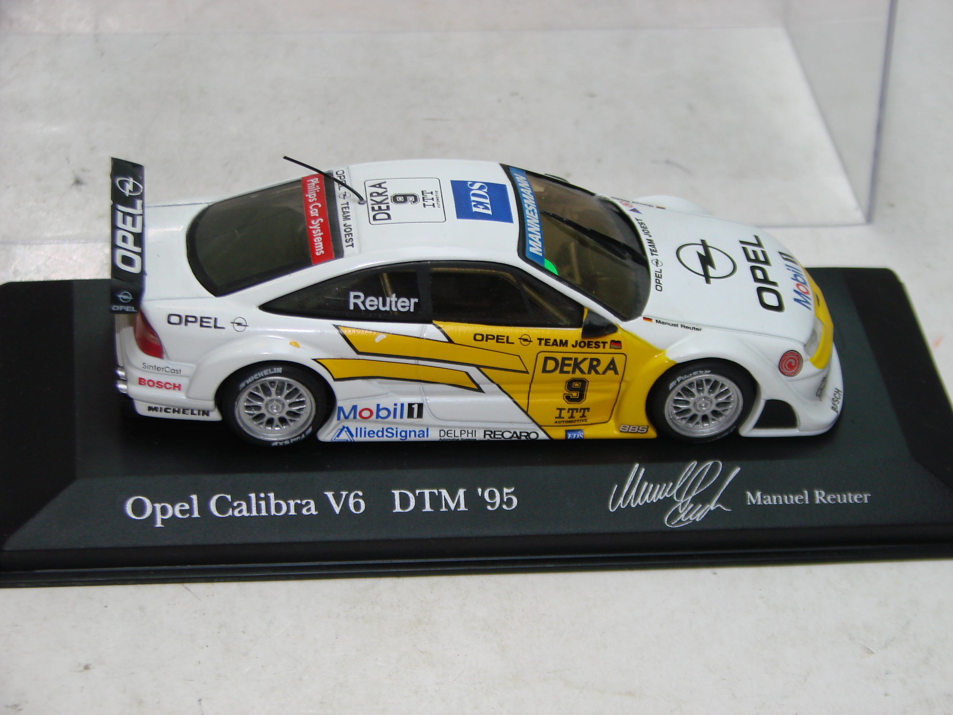 SE - Minichamps, 1:43, Opel Calibra V6, DTM, Dekra 9, Reuter