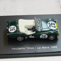SE - UH, 1:43, Triumph TR3A 1959, grün, Le Mans, NR. 26