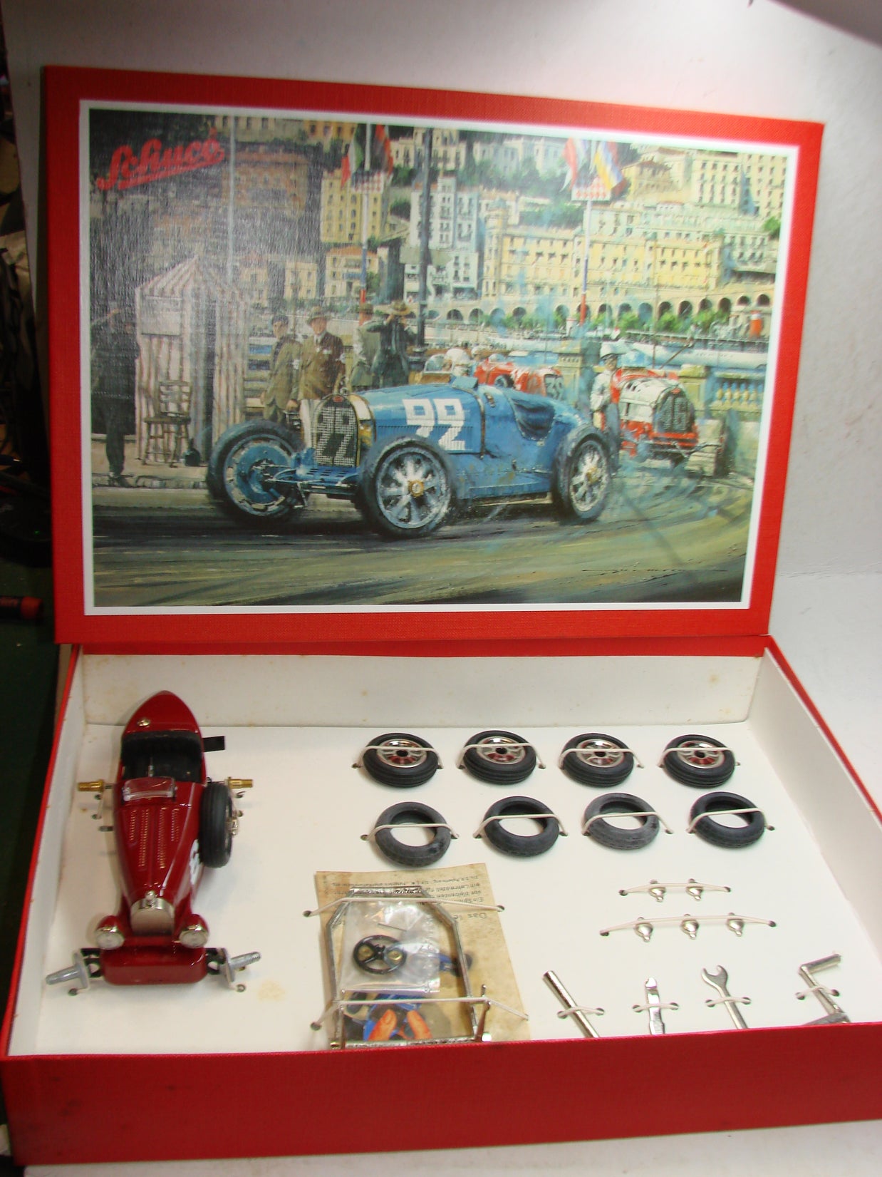 SE1 - Schuco, -Studio, -Montagekasten, Bausatz, Bugatti, Neuauflage 1995