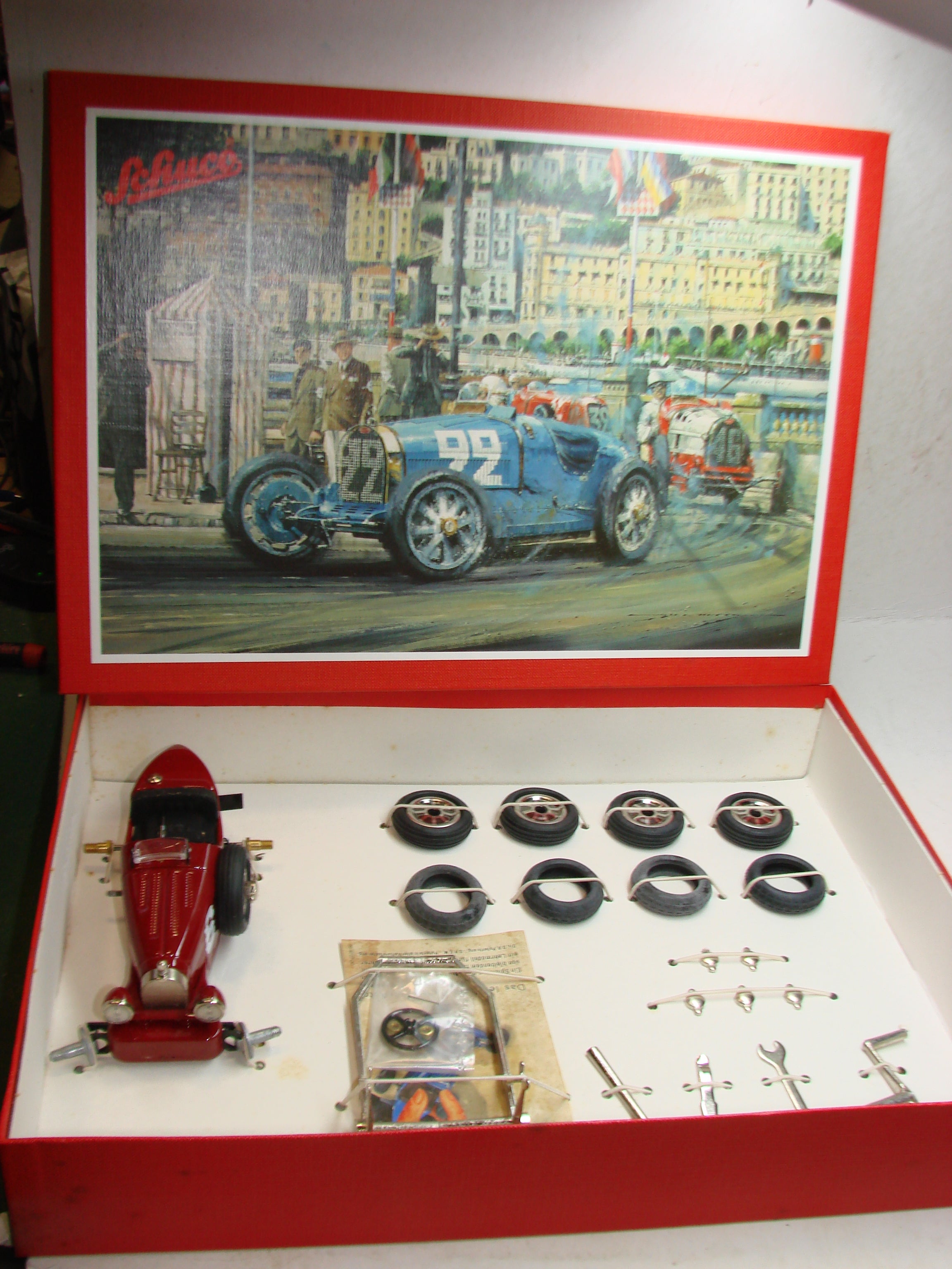 SE1 - Schuco, -Studio, -Montagekasten, Bausatz, Bugatti, Neuauflage 1995