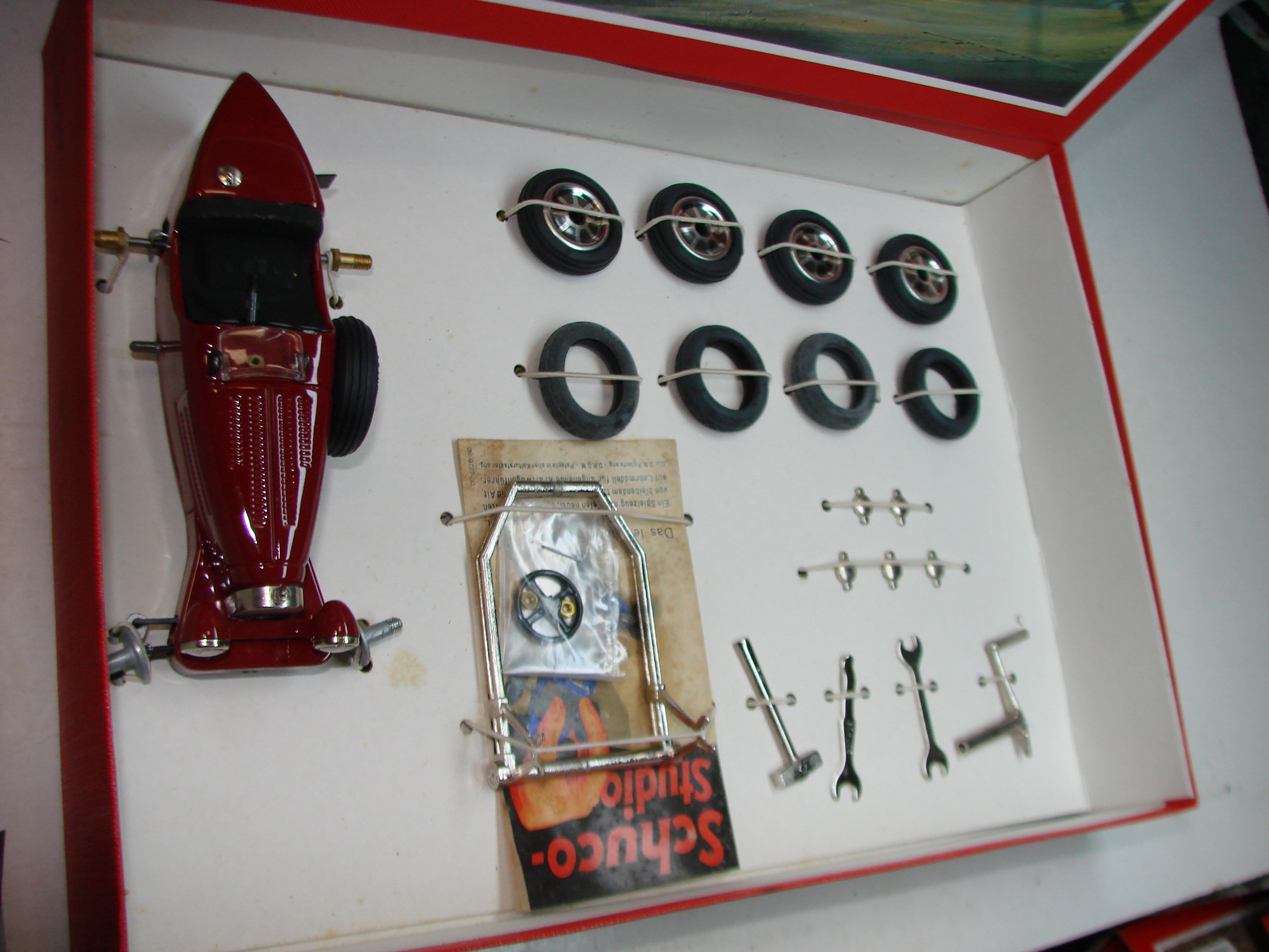 SE1 - Schuco, -Studio, -Montagekasten, Bausatz, Bugatti, Neuauflage 1995