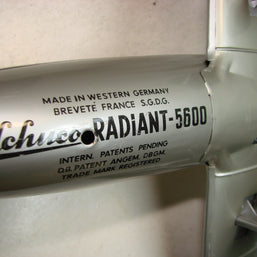 SE1 - Schuco, Elektro Radiant 5600, Blech Flugzeug, Swissair, ovp, von 1954