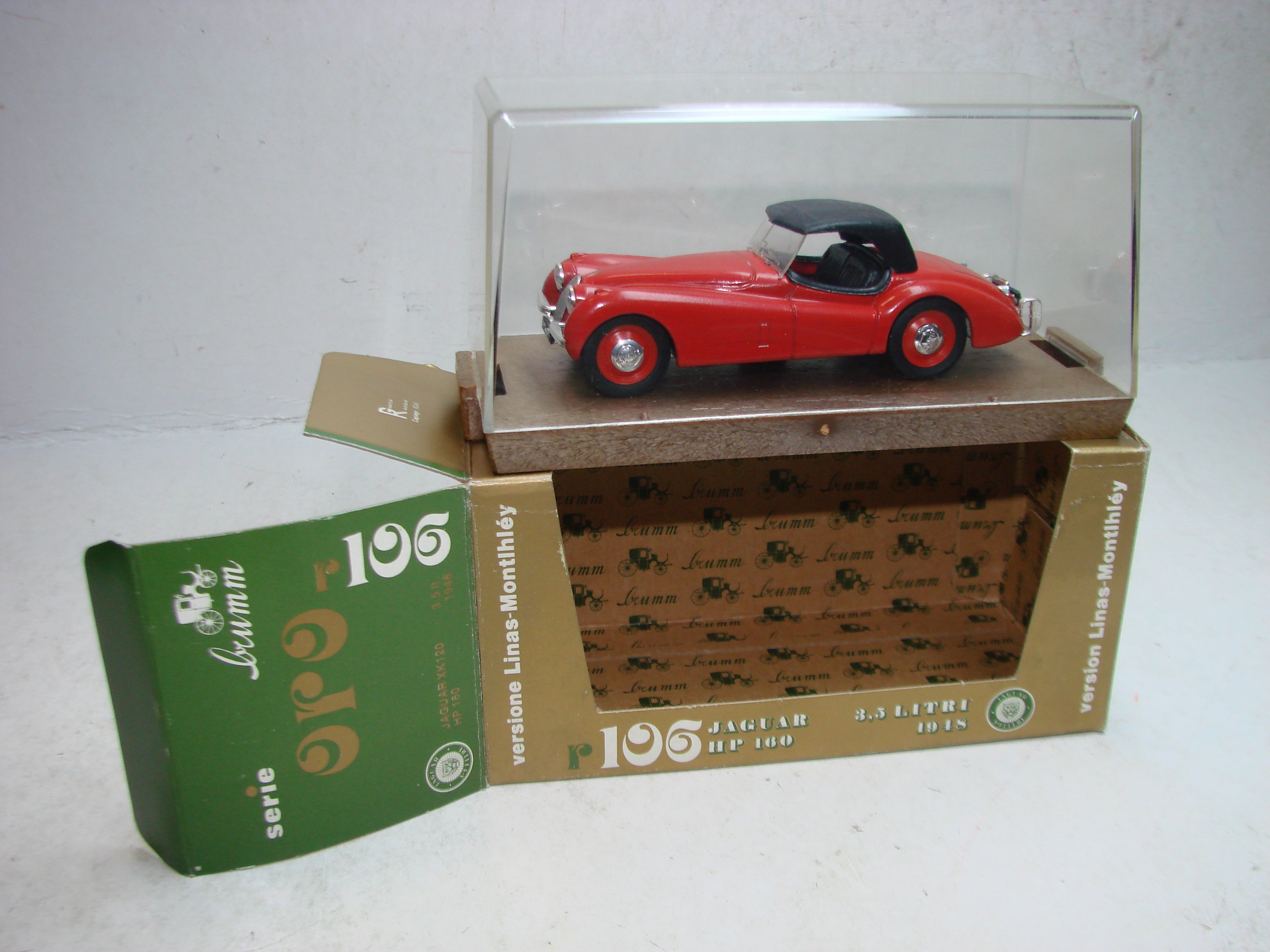 SE1 - Brumm ORO, r106, 1:43, Jaguar 3,5 rot, ovp, unbenutzt