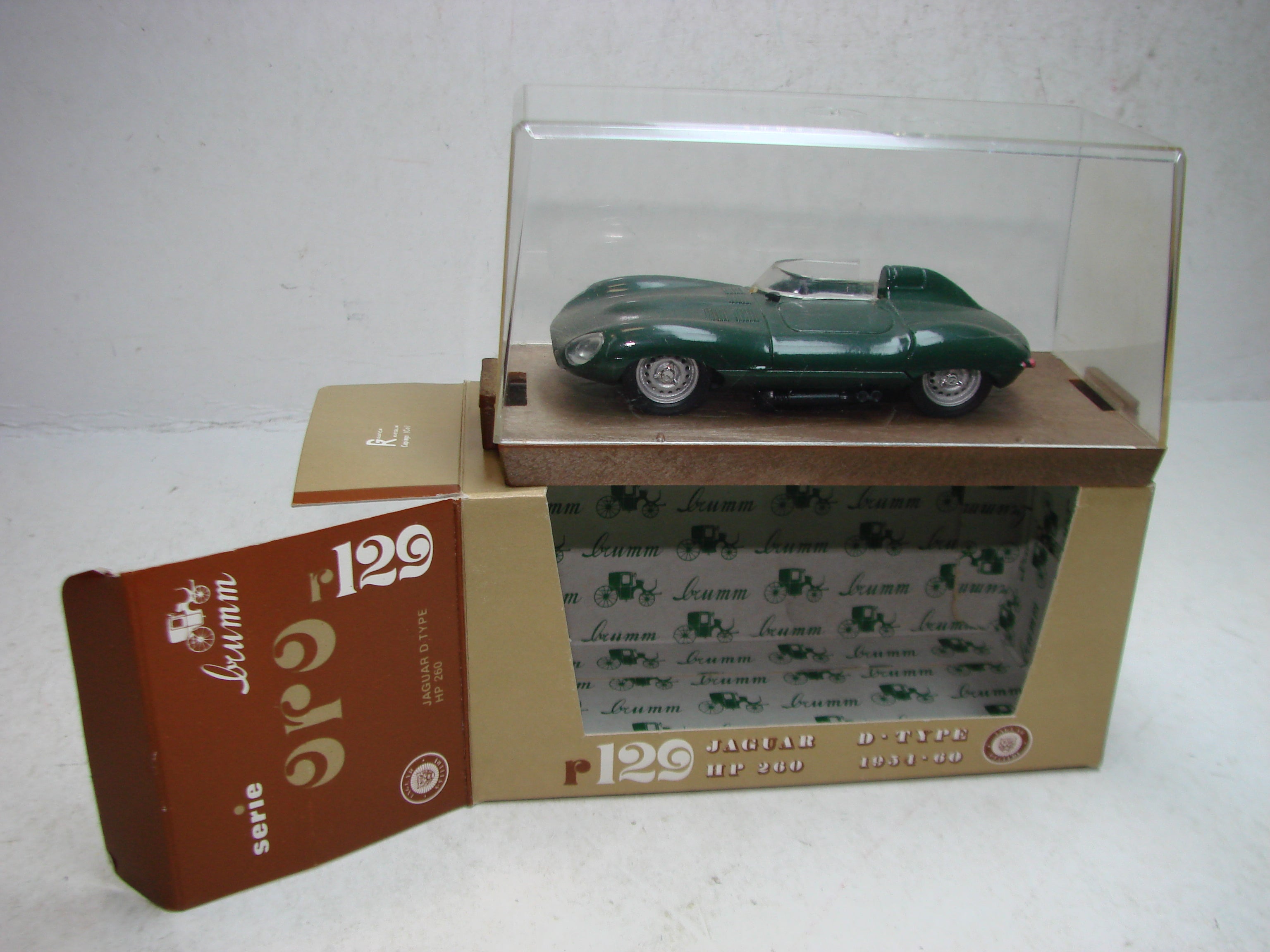 SE1 - Brumm ORO, r129, 1:43, Jaguar D-Type, grün, ovp, unbenutzt