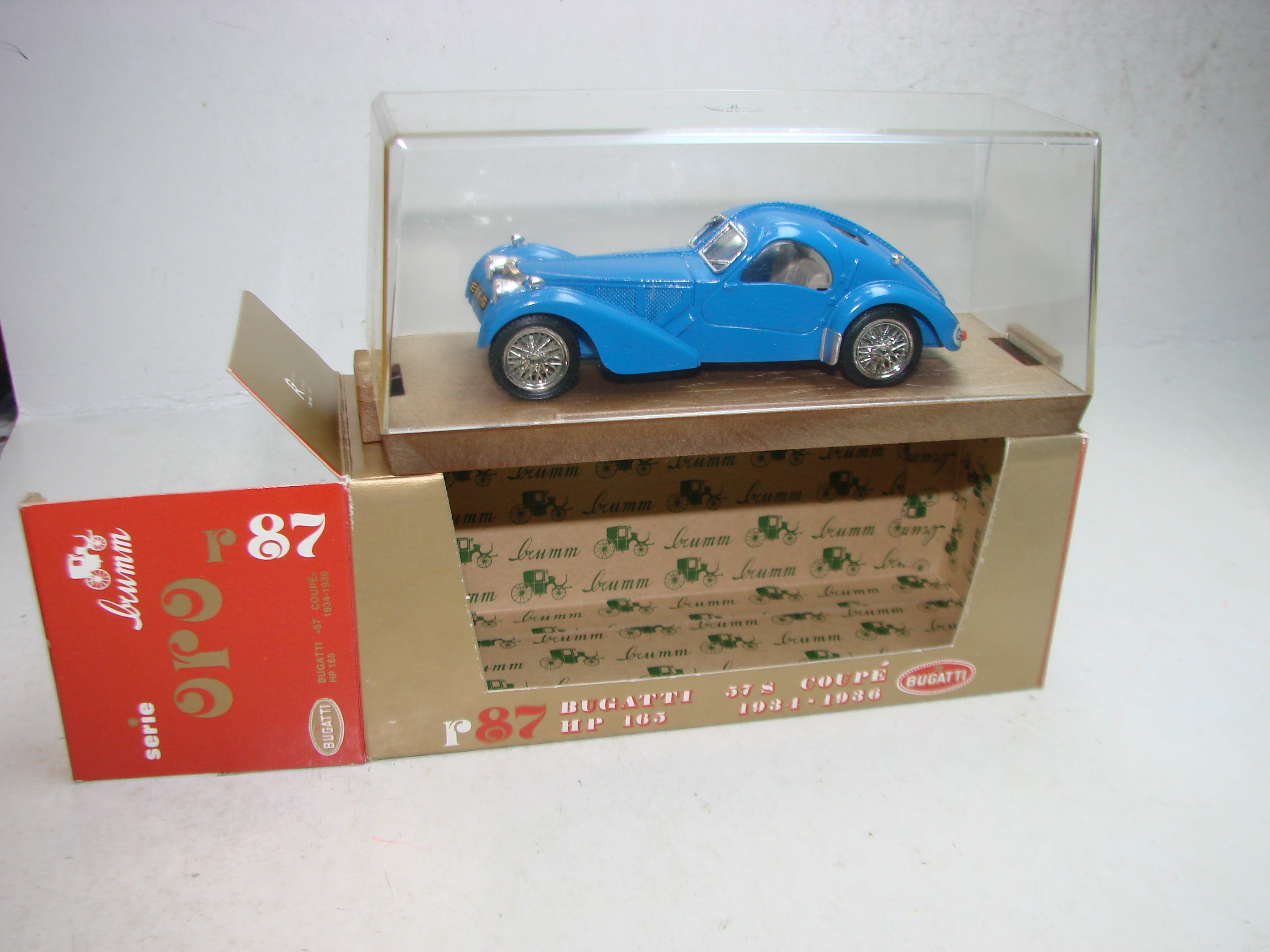 SE1 - Brumm ORO, r87, 1:43, Bugatti 57 S ,blau, ovp, unbenutzt