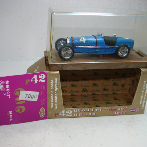 SE1 - Brumm ORO, r42, 1:43, Bugatti Typ 59 ,blau, ovp, unbenutzt