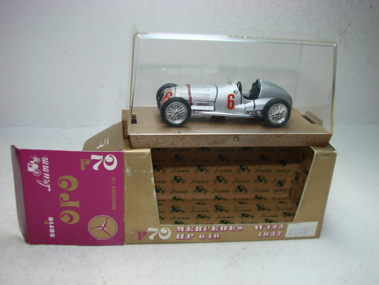 SE1 - Brumm ORO, r70, 1:43, Mercedes W 125 ( 6 ), ovp, unbenutzt
