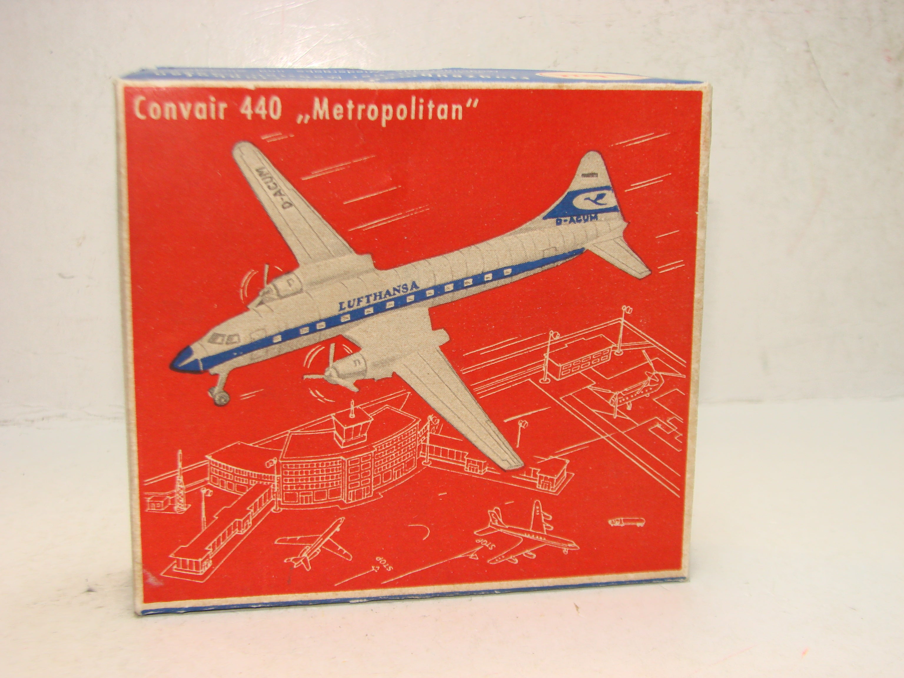 LB - Siku Plastik 1:250, F12a, Flugzeug, Convair 440, Metropolitan , ovp, von 1954