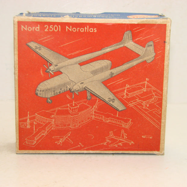 LB - Siku Plastik 1:250, F15a, Flugzeug, Nord 2501 Noratlas , ovp, von 1954