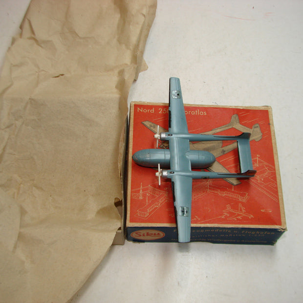 LB - Siku Plastik 1:250, F15a, Flugzeug, Nord 2501 Noratlas , ovp, von 1954