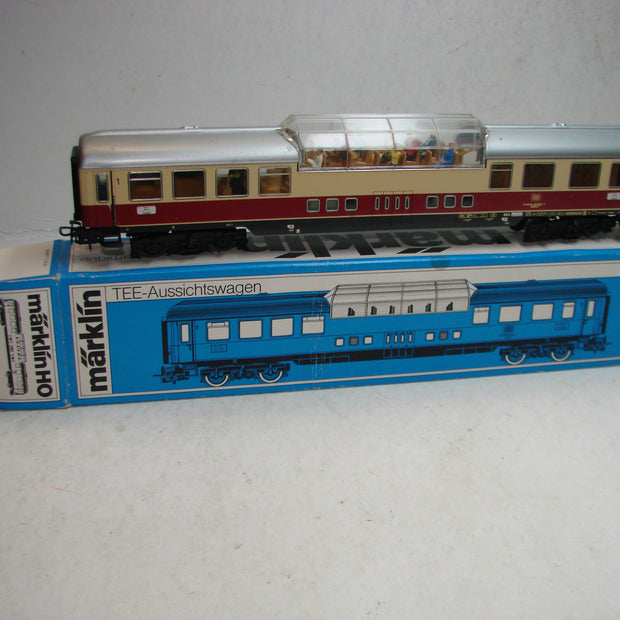 BU, Märklin, 4090, TEE-Ausichtswagen, Metall, mit Licht, ovp