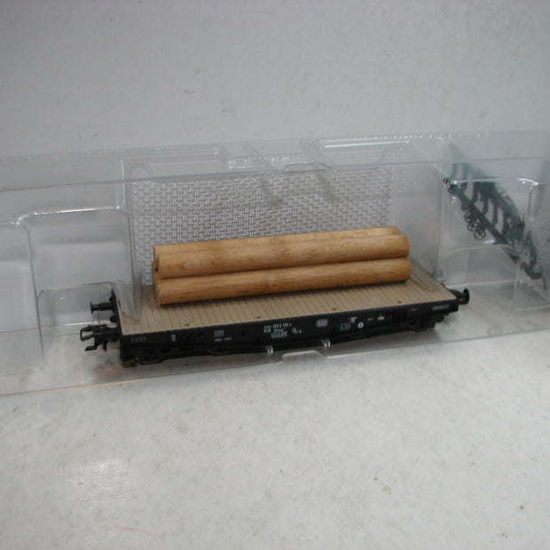 BU, Roco, 46380, 4 Achs, Schwerlastwagen, mit Holzladung, ovp