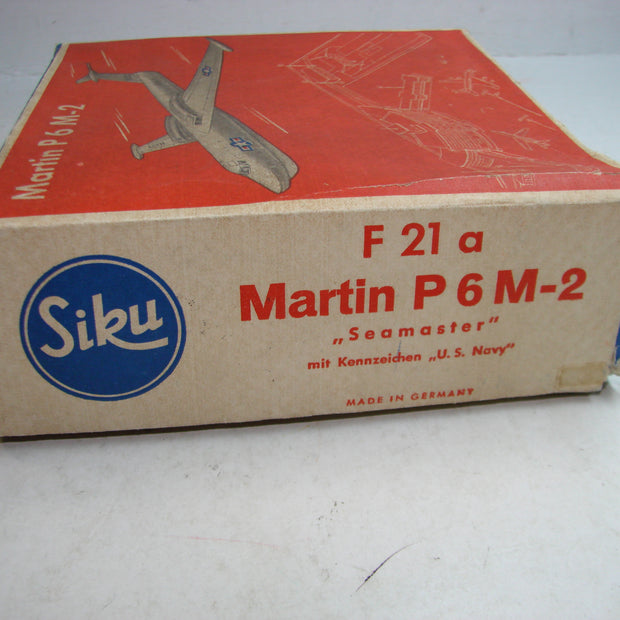LB - Siku Plastik 1:250, F 21 a , Flugzeug, Martin P6 M-2, Seamaster US Navy, ovp, von 1954