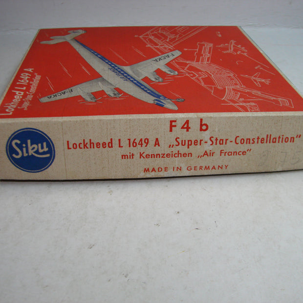 LB - Siku Plastik 1:250, F 4 b, Lockheed L 1649A, Super-Constellation,ovp, von 1954
