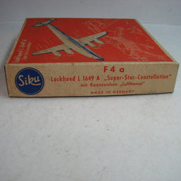 LB - Siku Plastik 1:250, F 4 a, Lockheed L 1649A, Super-Constell. Lufthansa ,ovp, von 1954