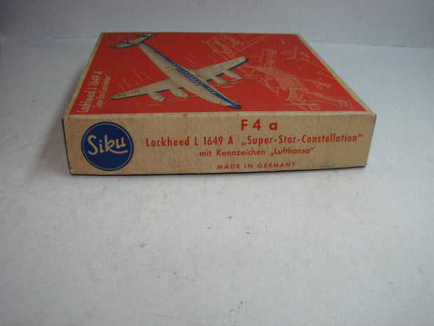 LB - Siku Plastik 1:250, F 4 a, Lockheed L 1649A, Super-Constell. Lufthansa ,ovp, von 1954