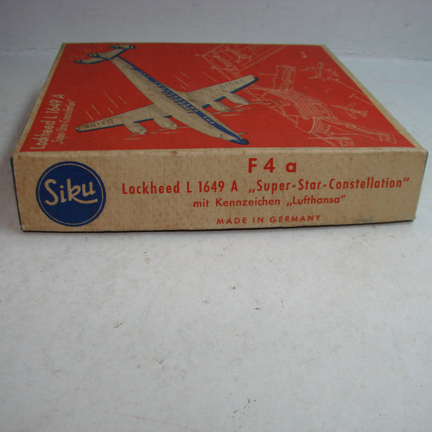 LB - Siku Plastik 1:250, F 4 a, Lockheed L 1649A, Super-Constell. Lufthansa ,ovp, von 1954