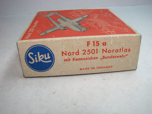 LB - Siku Plastik 1:250, F 15 a, Nord 2501 Noratlas, "Bundeswehr",ovp, von 1954