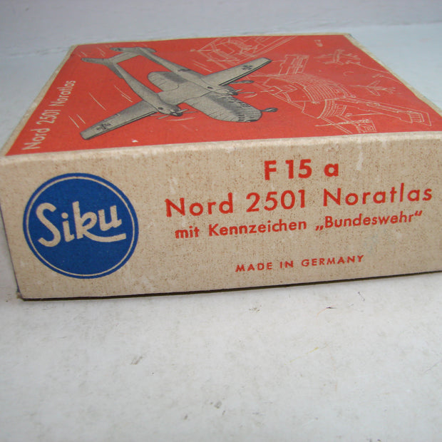 LB - Siku Plastik 1:250, F 15 a, Nord 2501 Noratlas, "Bundeswehr",ovp, von 1954