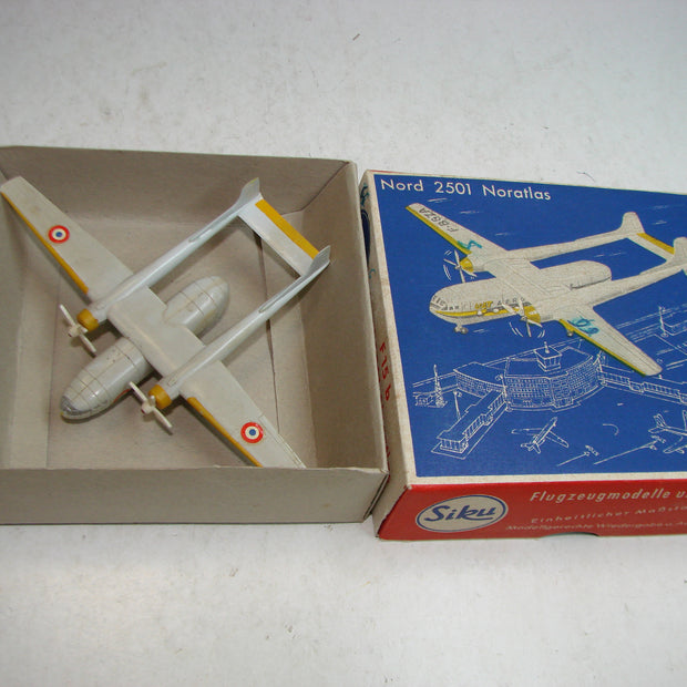 LB - Siku Plastik 1:250, F 15 b, Nord 2501 Noratlas, "UAT",ovp, von 1954