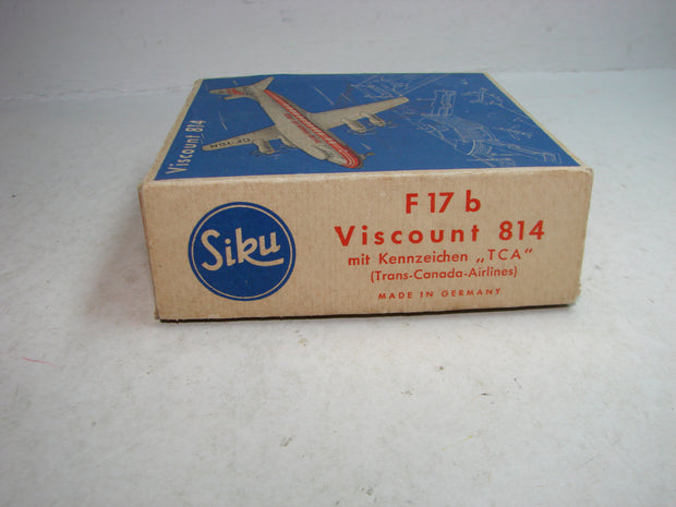 LB - Siku Plastik 1:250, F 17 b , Viscount 814, "TCA",ovp, von 1954