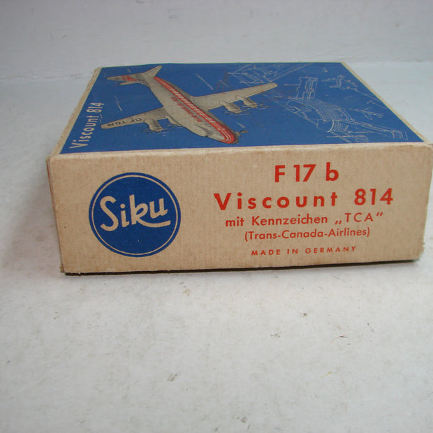 LB - Siku Plastik 1:250, F 17 b , Viscount 814, "TCA",ovp, von 1954