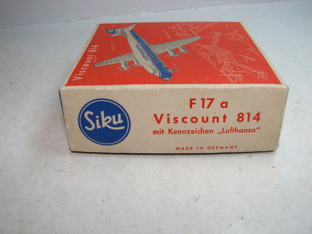 LB - Siku Plastik 1:250, F 17 a , Viscount 814, "Lufthansa",ovp, von 1954