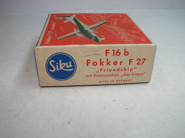 LB - Siku Plastik 1:250, F 16 b , Fokker F 27, "Frindship", AL ,ovp, von 1954