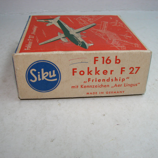 LB - Siku Plastik 1:250, F 16 b , Fokker F 27, "Frindship", AL ,ovp, von 1954