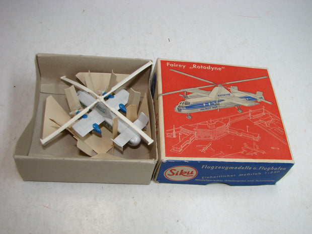 LB - Siku Plastik 1:250, F 20 a , Fairey, "Rotodyne", Werkskennzeichen ,ovp, von 1954