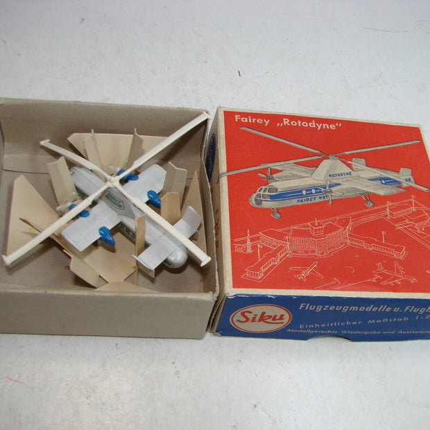 LB - Siku Plastik 1:250, F 20 a , Fairey, "Rotodyne", Werkskennzeichen ,ovp, von 1954