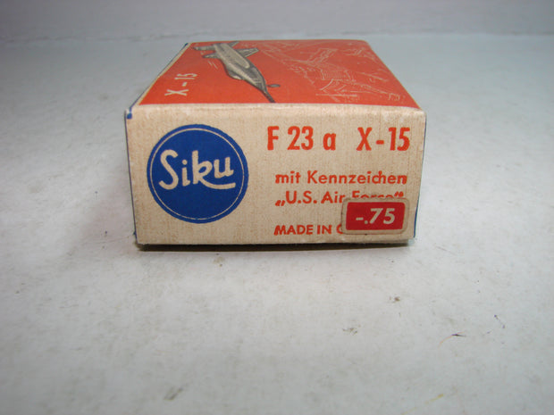 LB - Siku Plastik 1:250, F 23 a, X-15, "USAF" ,ovp, von 1954