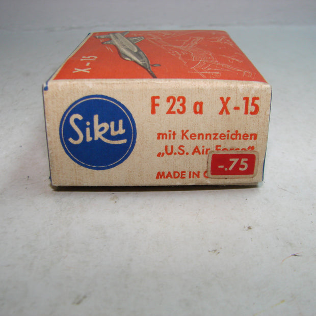 LB - Siku Plastik 1:250, F 23 a, X-15, "USAF" ,ovp, von 1954
