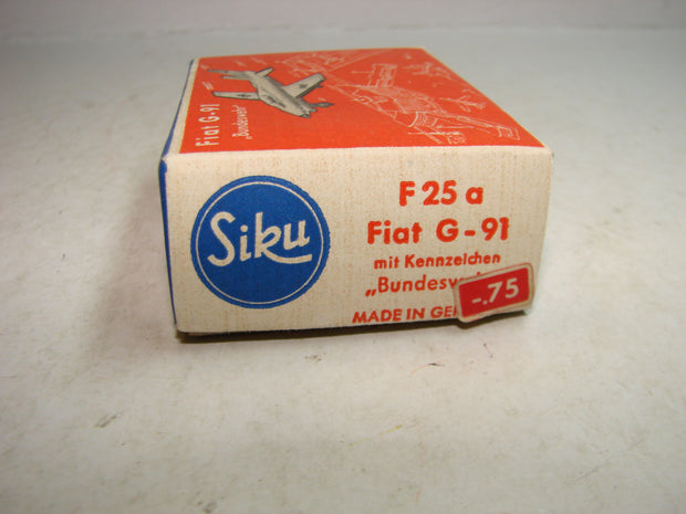 LB - Siku Plastik 1:250, F 25 a, Fiat G-91, "Bundeswehr" ,ovp, von 1954