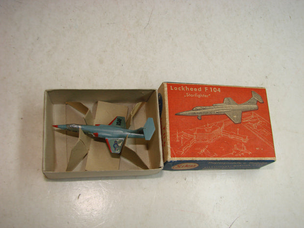LB - Siku Plastik 1:250, F 11 b, Lockheed F 104, "Starfighter", USAF ,ovp, von 1954