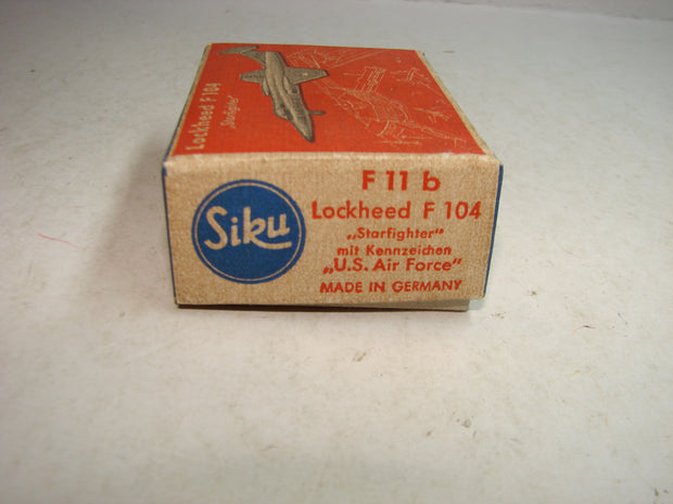 LB - Siku Plastik 1:250, F 11 b, Lockheed F 104, "Starfighter", USAF ,ovp, von 1954