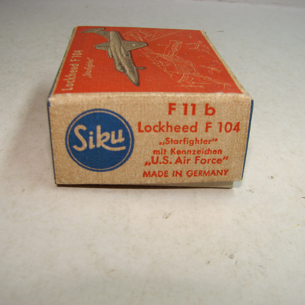 LB - Siku Plastik 1:250, F 11 b, Lockheed F 104, "Starfighter", USAF ,ovp, von 1954