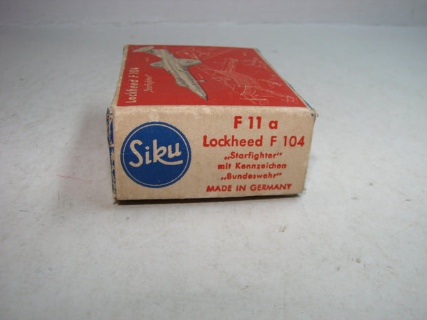 LB - Siku Plastik 1:250, F 11 a, Lockheed F 104. " Starfighter", Bundeswehr ovp, von 1954