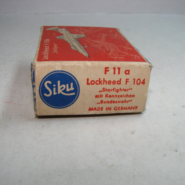 LB - Siku Plastik 1:250, F 11 a, Lockheed F 104. " Starfighter", Bundeswehr ovp, von 1954