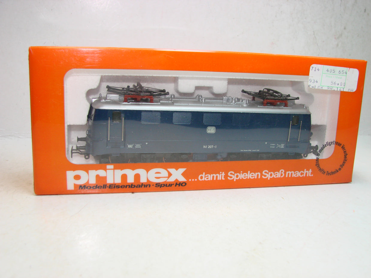 KL7, Märklin Primex, 3033, E-Lok BR 141 207-1, blau ungeöffnete OVP, Neuwertig
