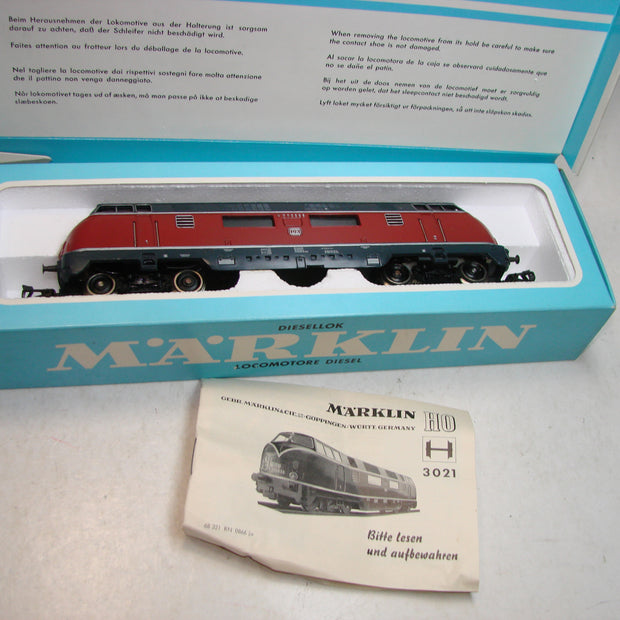 KL7, Märklin, 3021, Diesellok BR V 200 056, von 1966, ovp, Neuwertig