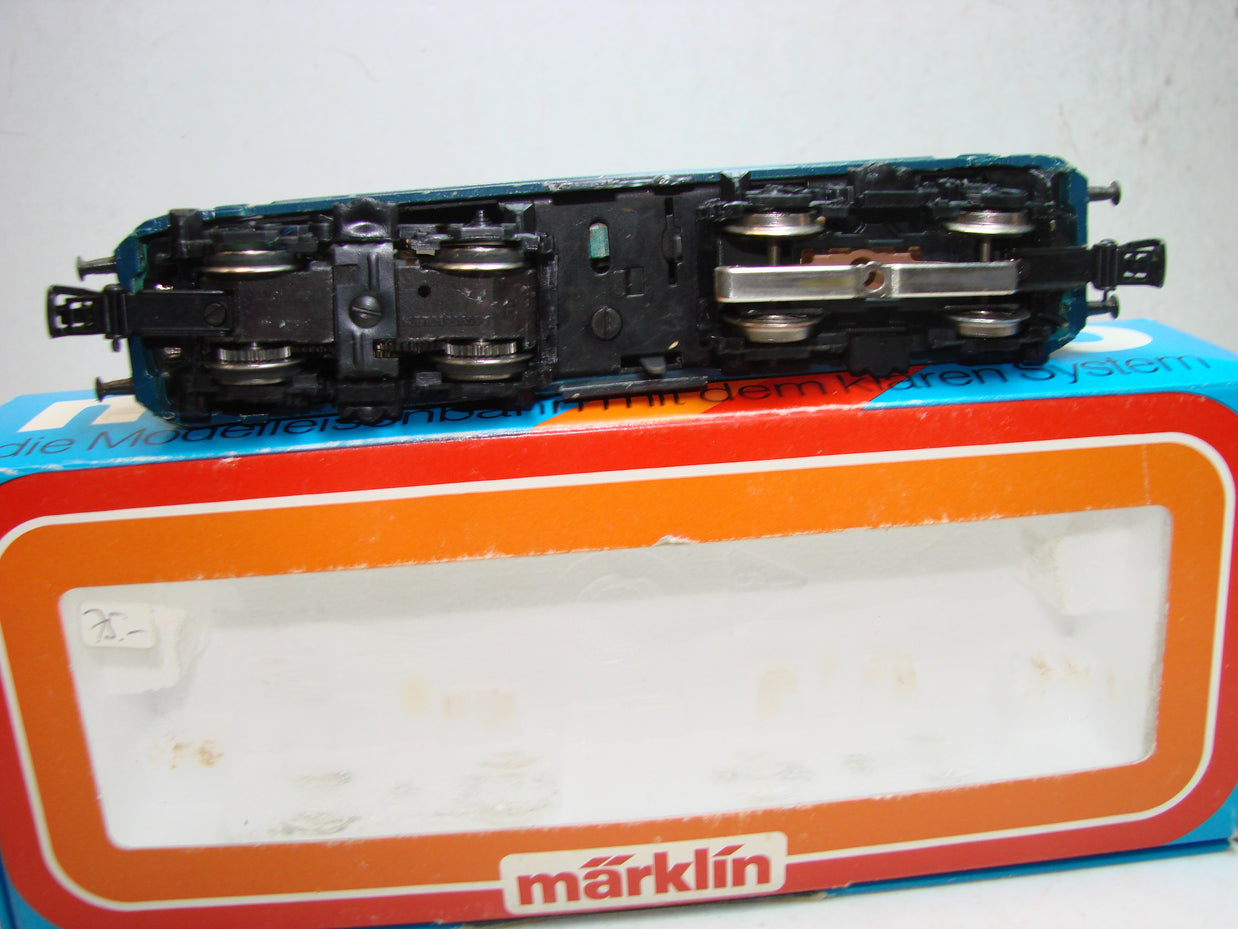 KL7, Märklin, 3034, E-Lok BR 141 015-8, türkis/beige, ovp, top