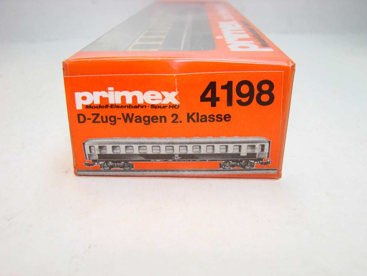 KL7, Märklin Primex, 4198, D-Zug-Wagen, 2. Klasse, türkis/beige, ungeöffnete OVP, Neuwertig..1