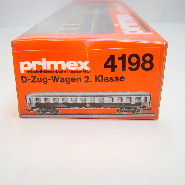 KL7, Märklin Primex, 4198, D-Zug-Wagen, 2. Klasse, türkis/beige, ungeöffnete OVP, Neuwertig..1
