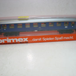 KL7, Märklin Primex, 4011, D-Zug-Personenwagen, blau, 1. Klasse,  ungeöffnete OVP, Neuwertig