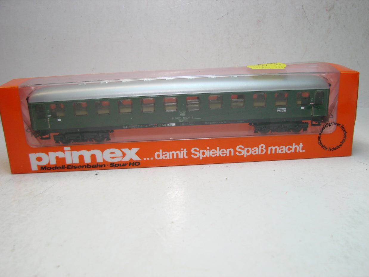 KL7, Märklin Primex, 4012, D-Zug-Wagen, 2. Klasse, grün, ungeöffnete OVP, Neuwertig..2